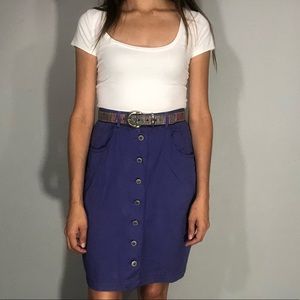 ‼️❗️SOLD❗️‼️80s/90s purple Gitano skirt